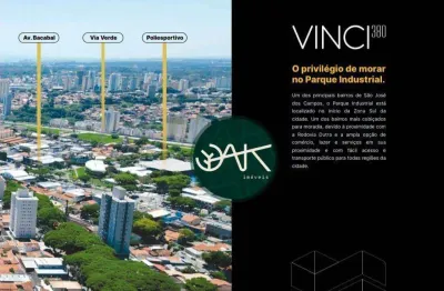 Apartamento com 2 dormitórios à venda, 58 m² por r$ 420.000,00 - parque industrial - são josé dos campos/sp