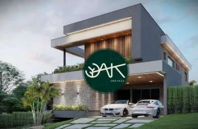 Casa com 4 dormitórios à venda, 282 m² por r$ 2.700.000 - condomínio terras alpha - são josé dos campos/sp