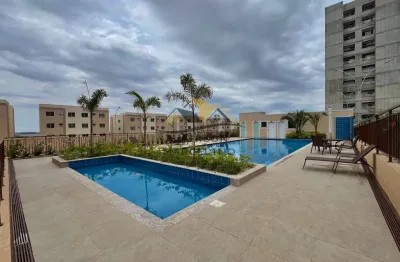 Residencial lake portinari - alugo apartamento novo com sacada e 2 dormitórios na região leste