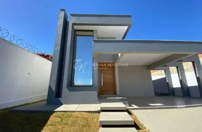 Casa 03 quartos  01 é uma suíte com closet no bairro vila dos ipês - lagoa santa/mg