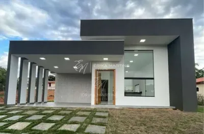 Casa 03 quartos no condomínio estancia da mata - jaboticatubas/mg