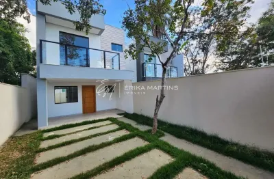 Casa 03 quartos sendo 1 suíte com varanda no jardim imperial - lagoa santa/mg