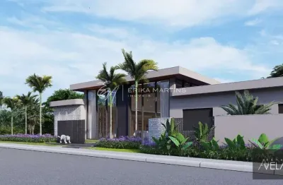 Condomínio vitoria golf residence - casa 4 suites, de luxo no condomínio victória golf ii