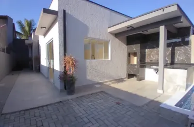 Linda casa nova á venda no jd grandesp - itanhaém - apenas r$ 399.000,00 - aceita financiamento bancario