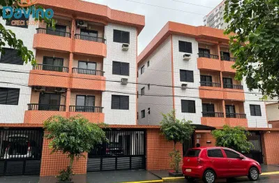270mil - canto do forte - semi mobiliado - sala grande - sacada vista livre para av mal mallet - aceita banco