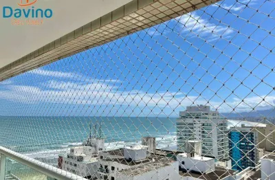 2,5milhão - cobertura com vista definitiva - praia do canto do forte - 3 suites - 7 banheiros - 3 vagas - aceita fin. bancario