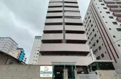 Apartamento pertinho da praia da vila tupy andar alto vista livre - 2 suites vista mar definitiva o churrasqueira lazer 100m do mar