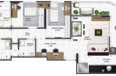Super oferta 660mil 3 qurtos 2 suites 2 vagas 200 m do mar da vila tupi entrega 2024