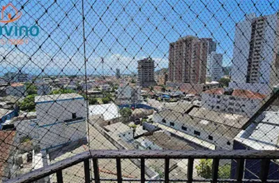 315mil - apartamento centro de praia grande 1 dormitório sacada elevador