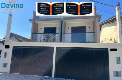 799mil - sobrado novo com piscina e churrasqueira 3 suites 400m da praia da vila guilhermina