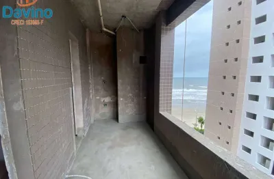 Apartamento em predio frente a praia com vista para o mar  2 dormitórios, 1 suíte, 2 vagas   alto padrão lazer completo