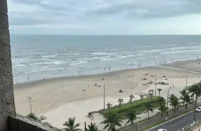 339mil a vista - apartamento vista mar-  1 dormitório com varanda gourmet e vaga de garagem - 50 m area util -  predio frente mar