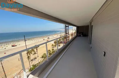 774mil entrada saldo direto - apartamentos total frente mar - todos 3 suites - vagas demarcadas  - altissimo padrão canto do forte - vista de cinema - luxo e requinte