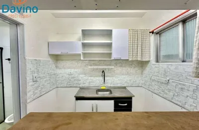 Kitnet reformada, praia do boqueirão, 1 vaga de garagem, 100 metros do mar - 195mil à vista ou financiamento bancário