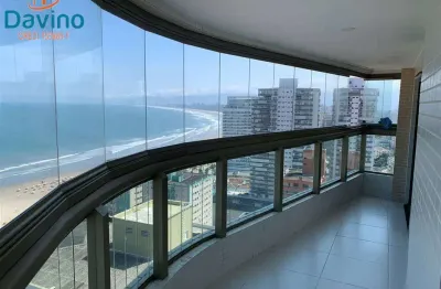 Belíssimo apartamento de alto padrão com vista definitiva para o mar, localizado no canto do forte, bairro mais nobre da região, lazer completo, 181m² de área útil por apenas 
r$2.600.000,00