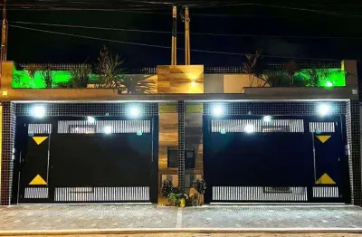 830mil - casa linda fino acabamento próxima ao mar 3 quartos spa churrasqueira alto padrão