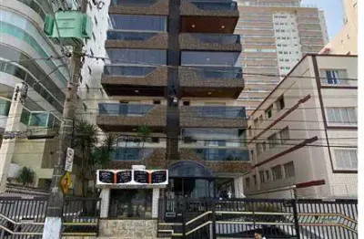 345mil - apartamento 1 dormitório predio frente mar com elevador, imóvel na lateral