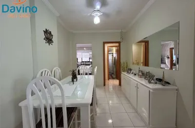 540mil - praia da vila caiçara predio frente mar 3 dormitórios um suite piscina belo apartamento mobiliado.