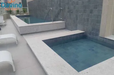 400mil entrada saldo direto - apartamento  2 suítes frente rua semi mobiliado - vista mar definitiva - churrasqueira a carvão - lazer completo