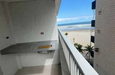 Apartamento vista mar - 2 quartos um suite - sacada gourmet - pé na areia - novo - finissimo acabamento - requinte nos detalhes. .