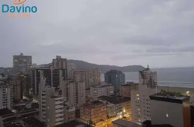 770mil - apartamento andar alto vista mar semi mobiliado 100m da praia do boqueirao lazer de clube