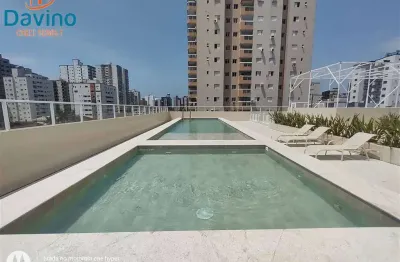 Apartamento próximo ao mar da vila tupi sacada com churrasqueira a carvão alto padrão lazer completo