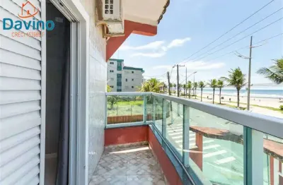 650mil - triplex mobiliado -  frente mar com entrada individual - quartos 2 suites 3 sacadas churrasqueira