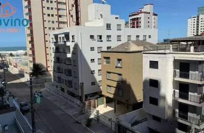 660mil apartamneto com vista mar sacada frente rua 3 quartos 1 suite elevador, pertinho do mar da vila guilhermina