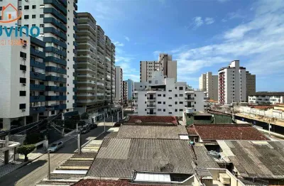 240mil - apartamento há 200 metros da praia da vila guilhermina mobiliado