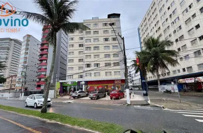 140mil de entrada saldo direto - apartamento 1 dormitório, elevador, predio frente mar da vila mirim