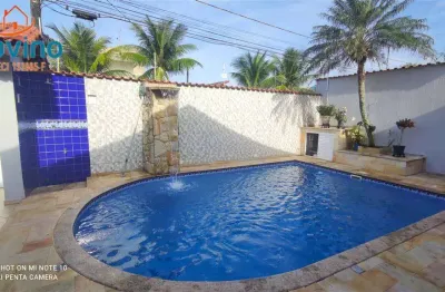 Casa 4 dormitórios há 200 metros dapraia do florida piscina espaço gourmet com churrasqueira