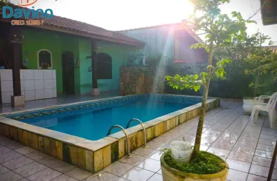 Casa 4 dormitórios 350 metros da praia do florida piscina espaço gourmet ocm churrasqueira