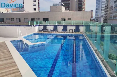 2 dormitórios, varanda gourmet com vista para o mar, lazer completo a menos de 100 metros da praia do caiçara por r$ 595.000 à vista ou pelos bancos e r$ 615.000 para financiamento direto com a constr