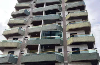 300mil - apartamento frente rua semi mobiliado, vista mar definitiva. Duas sacadas, andar alto.