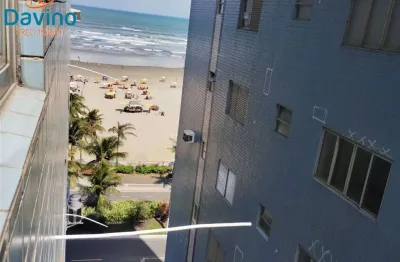 Apartamento pé na areia, 2 dormitórios, vista mar de todos os ambientes, canto do forte por apenas r$450.000 à vista ou pequena entrada de r$150.000 saldo direto x 100 mensais de r$ 3.000,00  (consult