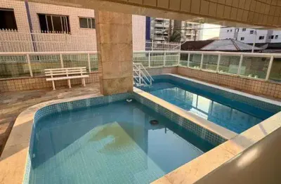 2 dormitórios com varanda gourmet, vista para o mar, lazer e apenas 200 metros da praia da aviação por apenas r$460.000 à vista ou r$470.000 pelos bancos