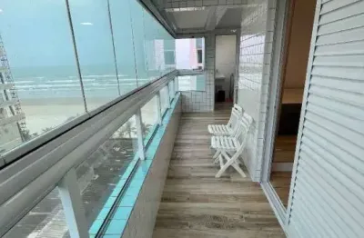 Apartamento mobiliado com vista mar definitiva sacada gourmet com churrasqueira