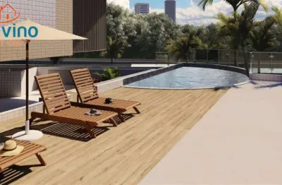 Oportunidade!!! apartamento 2 dormitórios com varanda gourmet, lazer completo, vista definitiva para o mar e o melhor de tudo, pé na areia, prédio frente mar por apenas r$350.000 à vista ou pelos banc