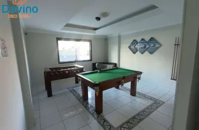 Apartamento 1 dormitório, sala com dois ambientes com sacada integrada, wc social , area de serviço , cozinha , 
01 vaga de garagem ,