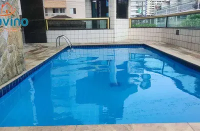 375mil - apartamento na praiad aa viação 2 quartos 1 suíte sacada piscina elevadores