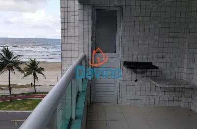 Apartamento com 228mil de entrada pronto para morar, 2 dormitórios 1 suíte, lateral com vista mar, piscina, prédio frente mar.