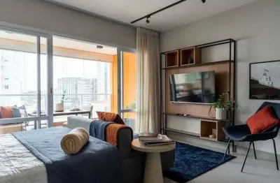 Kitnet/ studio com 1 quarto(s) e 1 banheiro(s) para alugar, 48 m² por r$ 4890 / mês