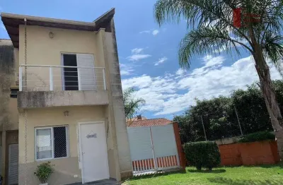 Sobrado em condominio fechado em são roque, 2 dormitorios 3 4 vagas gragem