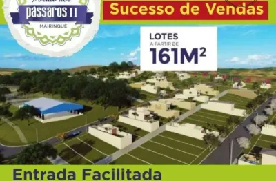 Terreno à venda, 161 m² à partir de  r$ 85.000 - jardim vitória - mairinque/sp