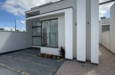 Casa 2 dormitórios sendo 1 suíte no bosque da mata em tijucas santa catarina