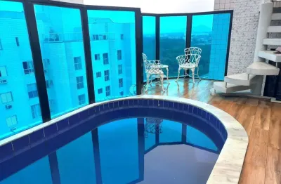 Cobertura para venda em guarujá, praia da enseada, 2 dormitórios, 1 suíte, 2 banheiros, 2 vagas