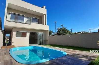 Sobrado com 3 dormitórios à venda, 140 m² por r$ 734.900,00 - volta ao mundo i - itapoá/sc