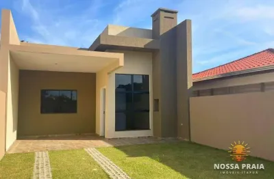 Casa com 3 dormitórios à venda, a apenas 590 metros do mar!  r$ 400.000 - volta ao mundo i - itapoá/sc