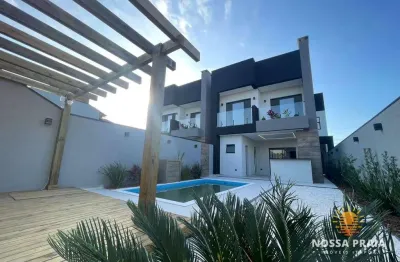 Sobrado com 3 dormitórios à venda, 164 m² por r$ 1.100.000,00 - jardim perola do atlântico - itapoá/sc