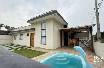 Casa com 3 dormitórios à venda, 77 m² por r$ 689.000,00 - princesa do mar - itapoá/sc